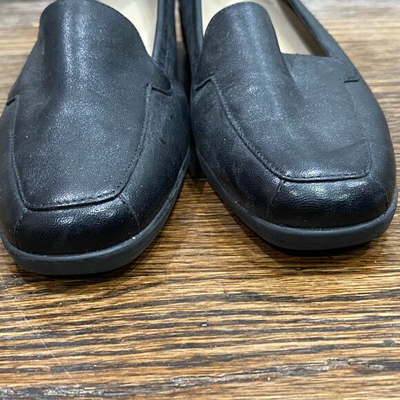 Easy Spirit Anti-Gravity Black Leather Loafers Size 7.5 AA Rubber Sole Shoes - Picture 8 of 13